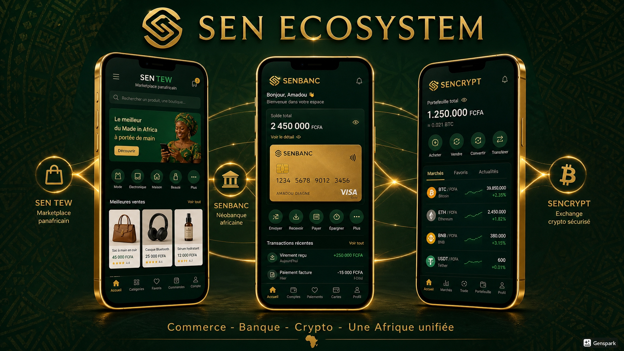 SEN Ecosystem 3 apps